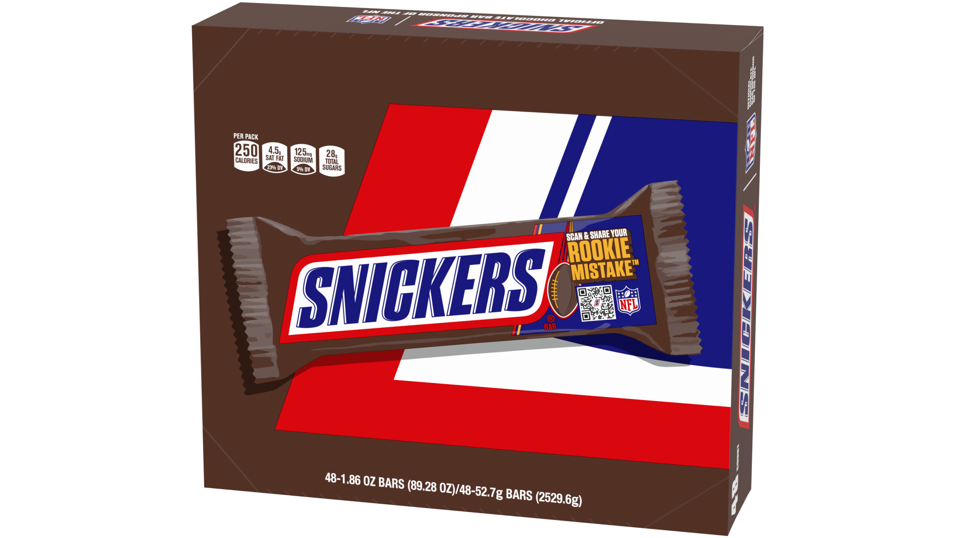 Snickers Chocolate Candy Bars Full Size Bulk Pack