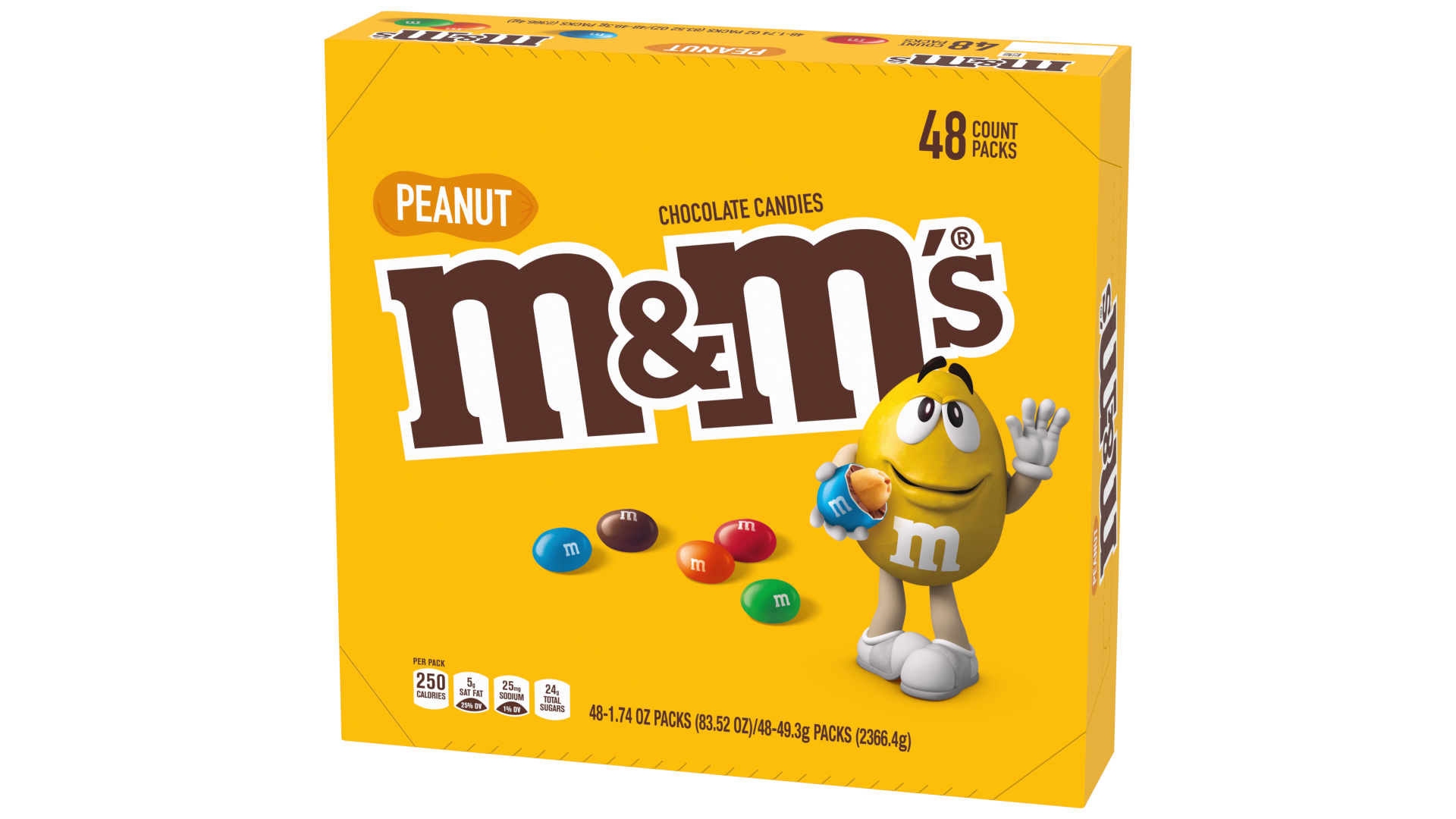 M&M'S Peanut Milk Chocolate Full Size Bulk Candy